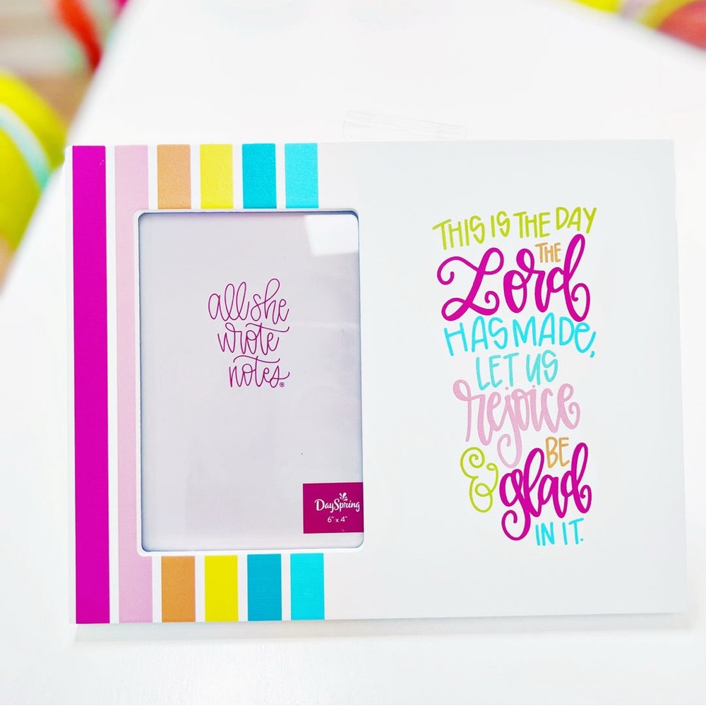 Dayspring This is the Day Photo Frame